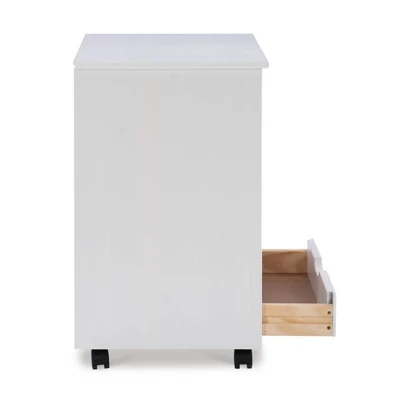 Cary 6 Drawer Wide Roll Cart - Linon 5 Cary 6 Drawer Wide Roll Cart - Linon - Image 5