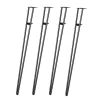 Room & Joy 33.31" 4pk Steel Hairpin Furniture Legs Black