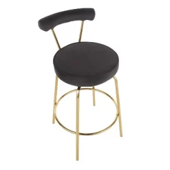 Set Of 2 Rhonda Glam Counter Height Barstools - LumiSource -Home Style Deals Store GUEST cd58e27d 19df 4b78 ad56 634f0c10cb45