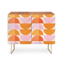 ThirtyOne Illustrations Tangerine Credenza - Deny Designs -Home Style Deals Store GUEST d0062fbf 1d29 48c1 8873 9e6bb4af28a9