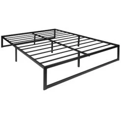 Merrick Lane 14 Inch Steel Bed Frame With Steel Slat Support For Any Mattress (No Box Spring Required) -Home Style Deals Store GUEST d07c9b1c c18b 42da 955b abc819823769 1