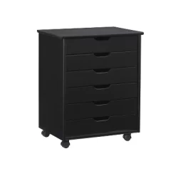 Cary 6 Drawer Wide Roll Cart - Linon 37 Cary 6 Drawer Wide Roll Cart - Linon -Home Style Deals Store GUEST d180d92e 8fa5 49c5 b035 94d416b552f3