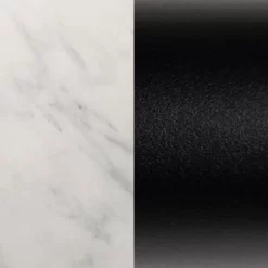 Modern Minimalist Intersecting Tripod Leg Side Table Black/Faux White Marble - Saracina Home -Home Style Deals Store GUEST d20712c6 9a16 47cf aa03 af0e25177a9a