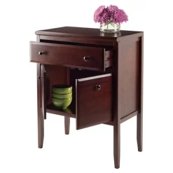 Orleans Modular Buffet With Drawer And Cabinet Wood/Dark Cappuccino - Winsome -Home Style Deals Store GUEST d23ef118 0b5e 4fc5 b13a 5a73768d654d