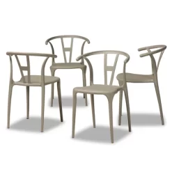 4pc Warner Plastic Dining Chair Set - Baxton Studio 17 4pc Warner Plastic Dining Chair Set - Baxton Studio -Home Style Deals Store GUEST d35083c4 2ab0 42c6 bc95 b7c1f2b4ea4f