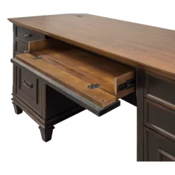 Hartford Double Pedestal Desk - Martin Furniture -Home Style Deals Store GUEST d350932a d227 43f2 a256 aceebbf69b23