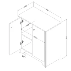 Vito Small 2 Door Storage Cabinet - South Shore -Home Style Deals Store GUEST d498c9d1 178e 4399 9465 63f5683e5b89