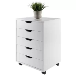 Halifax 5 Drawer Cabinet With Casters White - Winsome -Home Style Deals Store GUEST d4b1885b 0a02 4ace 988e 21b15fe3cda0