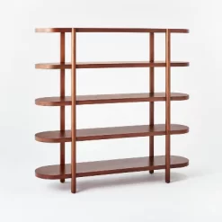 57" Portola Hills 5 Shelf Horizontal Bookcase - Threshold™ Designed With Studio McGee 19 57" Portola Hills 5 Shelf Horizontal Bookcase - Threshold™ Designed With Studio McGee -Home Style Deals Store GUEST d4e4de44 a36f 4f1c a7dc 6f48b9fe8187