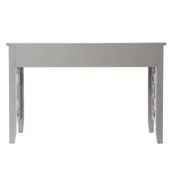 Sylmaer Writing Desk With Storage Gray - Aiden Lane -Home Style Deals Store GUEST d5959adb 2e7b 44a7 8385 a257b9a7239e