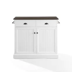 Shoreline Kitchen Island White/Dark Brown - Crosley -Home Style Deals Store GUEST d5e2458c 0022 4fb3 b5cc 799eac1b0709