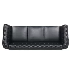 84.65" Chesterfield Rolled Arm 3 Seater Upholstered Sofa, Tufted Sofa Couch-ModernLuxe 19 84.65" Chesterfield Rolled Arm 3 Seater Upholstered Sofa, Tufted Sofa Couch-ModernLuxe -Home Style Deals Store GUEST d6186564 005e 4eb4 85a6 204be98cf797