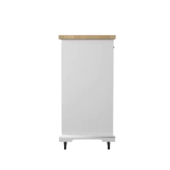 Datto Rolling Kitchen Island With Storage White/Natural - Aiden Lane -Home Style Deals Store GUEST d61f23be 3214 4ecd a3ef 0ab95a239da0
