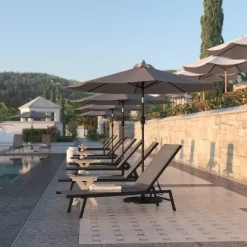 Flash Furniture Brazos Adjustable Chaise Lounge Chair, All-Weather Outdoor Five-Position Recliner -Home Style Deals Store GUEST d6470c95 47e7 4976 b439 961a6672b258