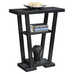 Newport V Console With Shelves - Breighton Home