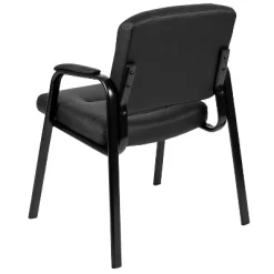 Emma And Oliver Black LeatherSoft Executive Reception Chair - Guest Chair -Home Style Deals Store GUEST d70e8ffe 0f09 4f64 bf89 d93a382cb925