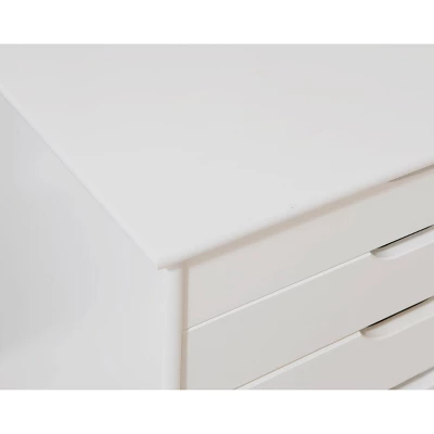 Cary 6 Drawer Wide Roll Cart - Linon 12 Cary 6 Drawer Wide Roll Cart - Linon - Image 12