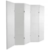 6 Ft. Tall Do It Yourself Canvas Room Divider 5 Panel - Oriental Furniture