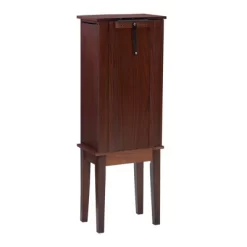 Francesca Jewelry Armoire Merlot Brown - Powell Company -Home Style Deals Store GUEST d7798d73 ff4f 4063 92e0 ce14779a4b62