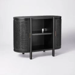 Portola Hills Caned Door Console With Shelves - Threshold™ Designed With Studio McGee -Home Style Deals Store GUEST d8a3124a 3a6a 4b28 8cc4 73d0035a42d8