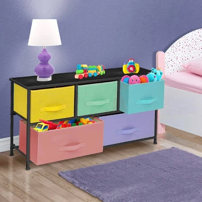 Sorbus Drawer Dresser For Bedroom Home And Office And More Black/Pastels 1 Sorbus Drawer Dresser For Bedroom Home And Office And More Black/Pastels
