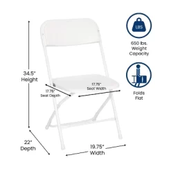 Flash Furniture Hercules™ Big And Tall Commercial Folding Chair - Extra Wide 650LB. Capacity - Durable Plastic - 4-Pack -Home Style Deals Store GUEST d8f5876f faa8 4c26 9de6 8de450278d76 1