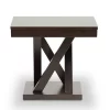 Everdon Modern End Table Dark Brown - Baxton Studio