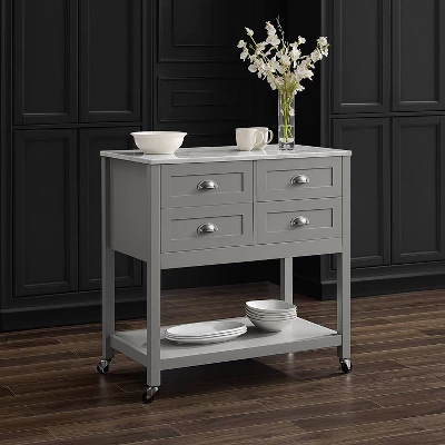 Connell Kitchen Island Cart - Crosley 1 Connell Kitchen Island Cart - Crosley