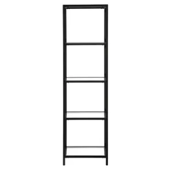 18" Wide Black Bronze Bookcase - Henn&Hart -Home Style Deals Store GUEST dc9926fb e03a 42bd a427 47d04f373d46