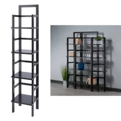 Aiden Narrow Bakers Rack Coffee - Winsome Wood -Home Style Deals Store GUEST de45ac99 ad5c 4aea abc0 49709540c8d9