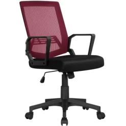 Yaheetech Adjustable Mid-Back Office Chair Computer Chair With Wheels -Home Style Deals Store GUEST de674383 273b 4f50 ab52 7fd0f17f274d