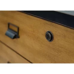 Payton Mid-Century Wood Lateral File Storage File Drawer Black - Martin Furniture -Home Style Deals Store GUEST df218b2e 552f 4f92 a303 bd9a57edbc9a