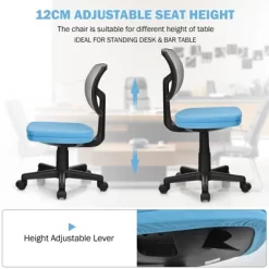 Tangkula Armless Mesh Office Chair Ergonomic Swivel Computer Desk Chair Height Adjustable Task Chair For Adults And Kids -Home Style Deals Store GUEST e0075cba 6436 4628 923a bd9ae267c99c