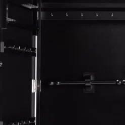 Pontus Wood Wall-Mountable Jewelry Armoire With Mirror - Baxton Studio -Home Style Deals Store GUEST e1876f3f 9e71 4ade b17c 489e6ebc4ea5