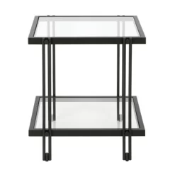 Metal Side Table In Black - Henn&Hart