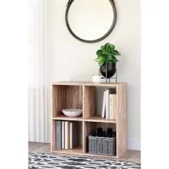 23.82" Piperton 4 Cube Organizer Natural - Signature Design By Ashley -Home Style Deals Store GUEST e337af16 f280 4164 b63c 07d86f5cf5bc