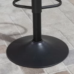 HOMCOM Modern Bar Stools Set Of 2 Swivel Bar Height Barstools Chairs With Adjustable Height, Round Heavy Metal Base, And Footrest -Home Style Deals Store GUEST e35a5755 d5dc 4aa2 b95a e301b7d84fa0