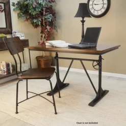 Miller Sit Or Stand Adjustable Desk Black - Carolina Chair & Table -Home Style Deals Store GUEST e57355b9 681b 44c8 a349 b1986cfe2e7a