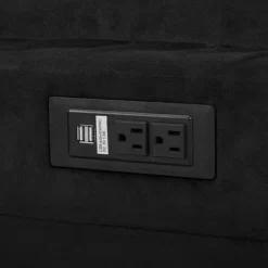 Finley Convertible Futon Sofa Bed Black - Serta -Home Style Deals Store GUEST e5a9202a 6f1d 4b76 9ced 11d9fc275c3d