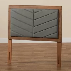Twin Iden Fabric Upholstered Wood Headboard Dark Gray/Walnut Brown - Baxton Studio 9 Twin Iden Fabric Upholstered Wood Headboard Dark Gray/Walnut Brown - Baxton Studio -Home Style Deals Store GUEST e5bfb63b 277b 41eb 8da0 10b96ea26e8e