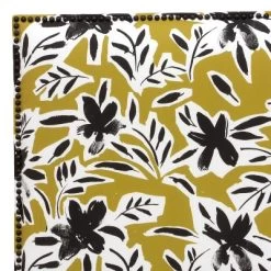 Arcadia Nail Button Botanical Printed Headboard - Skyline Furniture -Home Style Deals Store GUEST e6141515 891b 48ba 84e8 6b9b7383014c