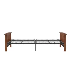 Full Brixen Wood Arm Metal Futon Frame With 6" Mattress - Room & Joy -Home Style Deals Store GUEST e8a576ba 46f2 426b 98fe 8a11c4acdb72