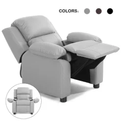PU Leather Kids Recliner With Armrest & Headrest Lounge 3 Color -Home Style Deals Store GUEST e9c452c9 ff53 46c9 a226 2e5f0fd3ac7d