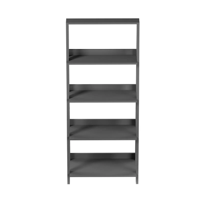 Lavish Home 4-Tier Ladder Bookshelf Freestanding Wooden Bookcase, Gray 7 Lavish Home 4-Tier Ladder Bookshelf Freestanding Wooden Bookcase, Gray - Image 7