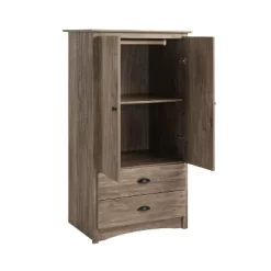Salt Spring 2 Door Armoire Drifted Gray - Prepac -Home Style Deals Store GUEST eb789d1b 1bbf 47fc a9c2 078214147fd2