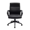 Ribbed Back Task Chair Black - Boss Office Products