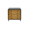 Payton Mid-Century Wood Lateral File Storage File Drawer Black - Martin Furniture