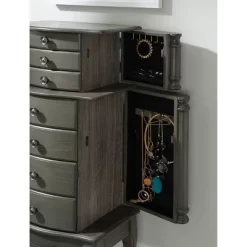 Sedalia Jewelry Armoire Gray - Powell Company -Home Style Deals Store GUEST ecf8382d cbf0 4e74 bcbd 7a93b9b07229