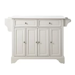 Lafayette Granite White Top Full Size Kitchen Island/Cart White - Crosley -Home Style Deals Store GUEST ed06970d 1caf 4b22 a76c 756f6b84e9ce