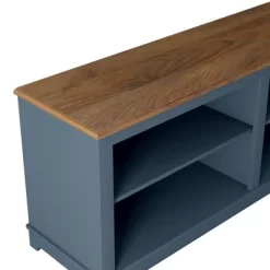 58" Modern Style TV Stand For TVs Up To 65" Navy - Festivo -Home Style Deals Store GUEST ed18166f 96ad 4334 8999 c8dc9c249efe